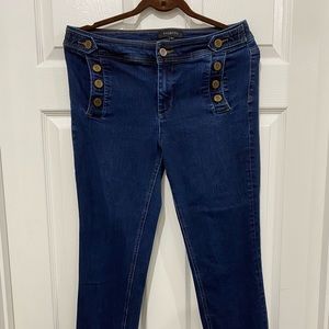 Talbots size 8 Sailor Skinny Jeans with stretch.